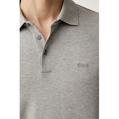 HUGO BOSS тениска тип пулове с яка мъжка от памук Pado 30 (50468392)