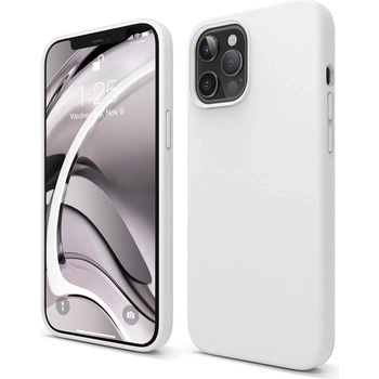 elago Soft Silicone Case - силиконов (TPU) калъф за iPhone 12 Pro Max (бял)