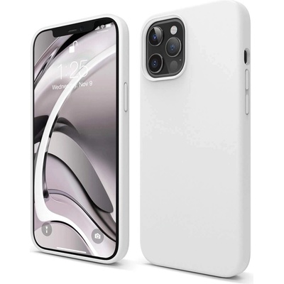 elago Soft Silicone Case - силиконов (TPU) калъф за iPhone 12 Pro Max (бял)