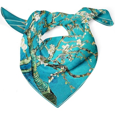 Hedvábný šátek Almond Blossom Vincent Van Gogh – Zboží Dáma