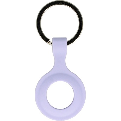 Силиконов ключодържател за Apple AirTag - Tel Silicone Keyring (лилав)