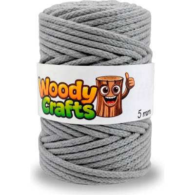 Woody Crafts Woody 5 mm – Šedá (100m)