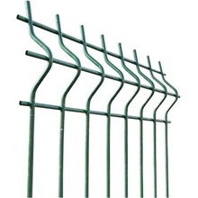 EKOfence Zváraný plotový panel 3D ZnPVC 2500x830x5mm zelená 13540