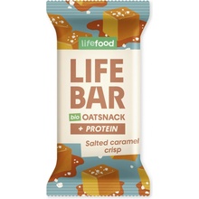 Lifefood Lifebar Oat Snack Protein slaný karamel BIO 40 g