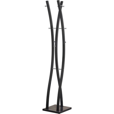 Moderní designový stojanový věšák THOMAS - černý
