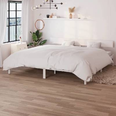 Nábytek XL 810163 Rám postele bílý masivní borovice