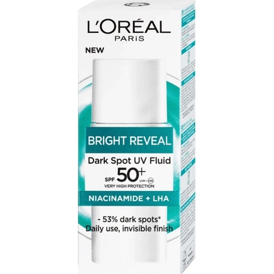 Loreal Paris Bright Reveal SPF50 denní fluid pro korekci tmavých skvrn 50 ml – Zbozi.Blesk.cz