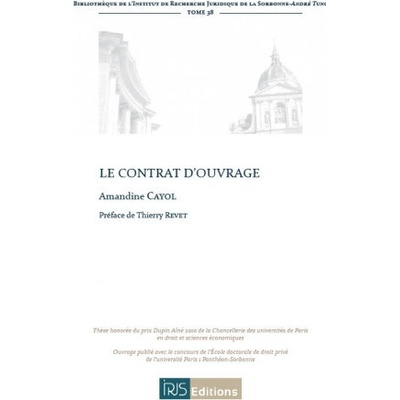 Le contrat d'ouvrage