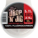 Fox Rage Fluorocarbon Drop 'N' Jig Fluorocarbon 50 m 0,18 mm 2,57 kg