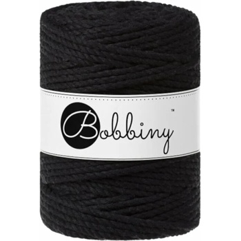 Image 1 of Bobbiny 3PLY Macramé Rope 5 mm 100 m Black юта (TX-E020)