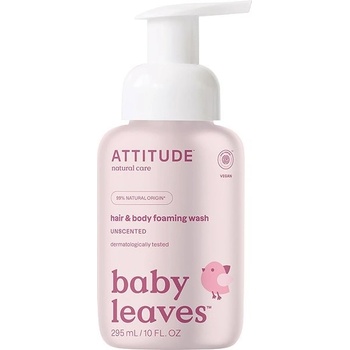 Attitude Dětská mycí pěna 2v1 bez vůně 295 ml