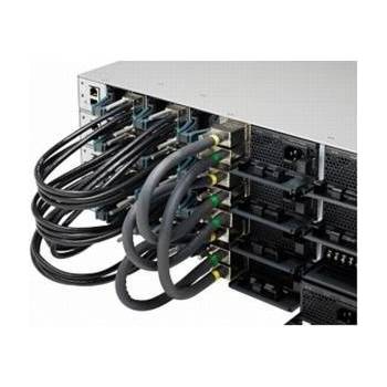 Cisco UTP категория 6 твърд мрежови кабел CISCO STACK-T1-50CM= Черен 50 cm
