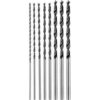 GRAPHITE Комплект свредла за дърво, удължени: 4, 5, 6, 7, 8, 10, 12 mm x 300 mm, 7 броя 54T573 (54T573)