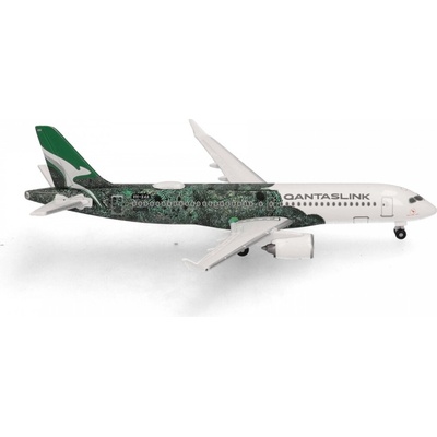 Herpa A220-300 BD-500-1A11 QantasLink Minyma Kutjara Tjukurpa Colors Named Minyma Kutjara Tjukurpa 1:500