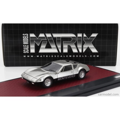 Matrix scale models Monteverdi Hai 450 Gts 1973 Stříbrná Černá 1:43
