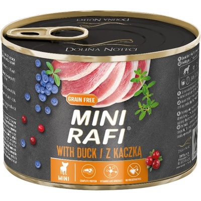 Dolina Noteci Rafi Adult Dog Mini Duck 12 x 185 g