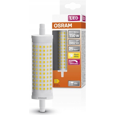 OSRAM LED žárovka LED R7s 118mm 19W = 150W 2452lm 2700K Teplá bílá 360° STAR Stmívatelná OSRSTAN1020
