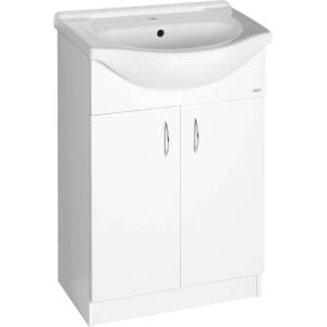 SAPHO Simplex Eco - Шкаф за мивка с мивка 57x84x31 см, бял мат SIME600 (SIME600)