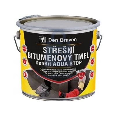 Den Braven DenBit AQUA STOP střešní bitumenový tmel 1kg – Zbozi.Blesk.cz