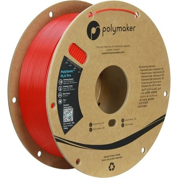Polymaker PolySonic PLA Pro Red - 1, 75 mm / 1000 g (PA13005)