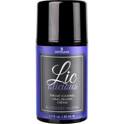 Sensuva Lic-o-licious Blueberry Muffin Oral Delight Cream 50ml