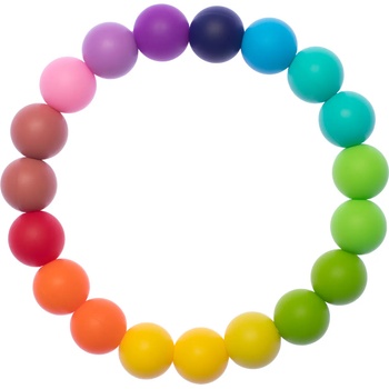 Image 1 of Biberschatz Еластична гривна за мама Biberschatz - Regenbogen (BRA040001)