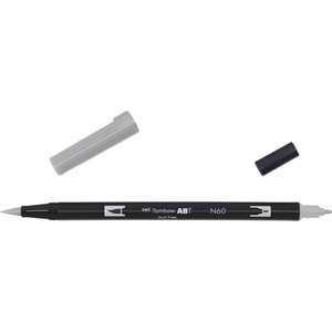 Tombow Маркер ABT Dual Brush N60 студено сиво 6 (ABT-N60)