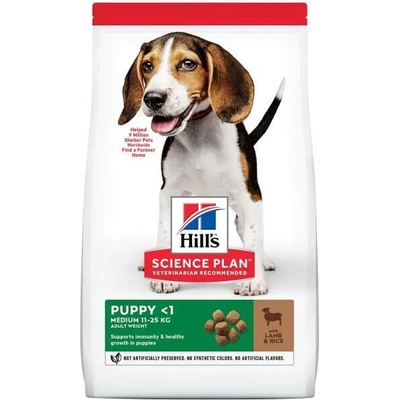 Hill's Canine Puppy Medium Lamb & Rice 18 kg