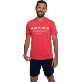 Henderson 41286 Creed pánské pyžamo krátké červené