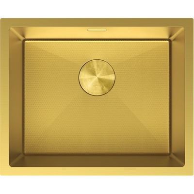 Mexen Trixo стоманена мивка с 1 отделение 540 x 440 mm, златен HC - 6414541000-55HC (6414541000-55HC)