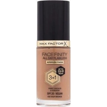 Max Factor Facefinity All Day Flawless dlouhotrvající make-up SPF20 C82 Deep Bronze 30 ml