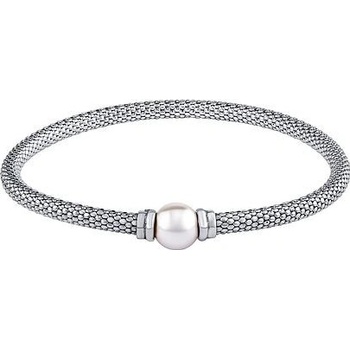 Silvego Strieborný náramok Kamali s pravou prírodnou perlou STF7034BPW