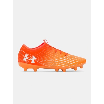 Under Armour UA U Magnetico Select 5 FG-ORG biela oranžová