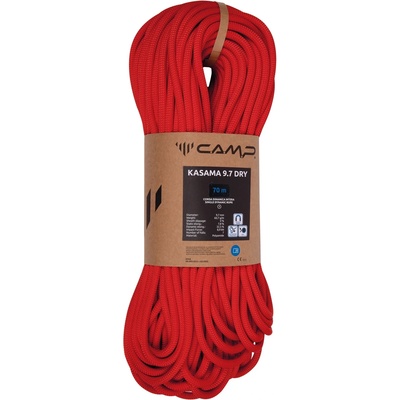 C. A. M. P C. A. M. P. Единично въже C. A. M. P. Kasama 9.7 Dry Single rope - Red - размер 40 m (308-0436-0211)