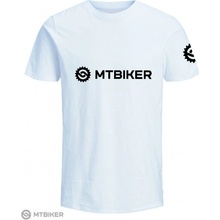 Mtbiker Logo 1 tričko bílé