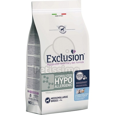 Exclusion Monoprotein Vet Diet Hypoallergenic Medium&Large Breed
