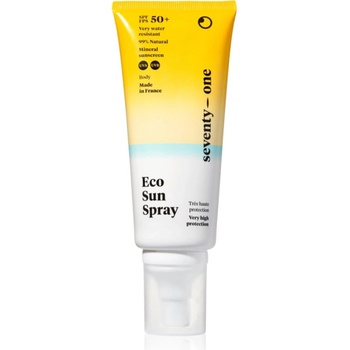 SeventyOne Percent Eco Sun Spray SPF50+ слънцезащитен спрей с висока UV защита SPF 50+ 100ml
