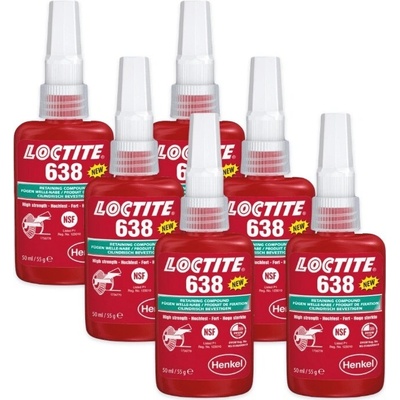 Loctite 638 upevňovanie 50 ml 6 ks