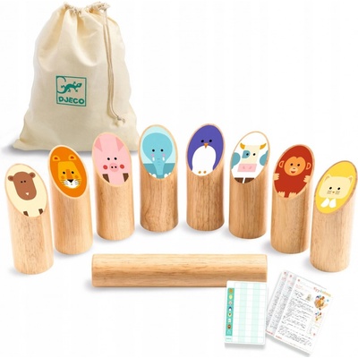 Djeco Zábavná venkovní hra Kuželky