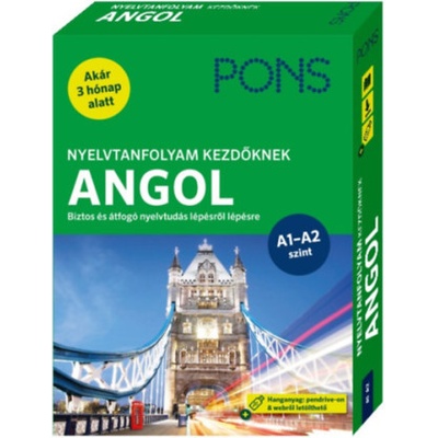 PONS Nyelvtanfolyam kezdőknek - Angol könyv+pendrive+online Kate Tranter