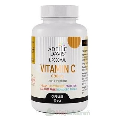 Adelle Davis Lipozomální vitamín C 500 mg 60 ks