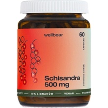 Wellbear Schisandra 500 mg 60 kapsúl