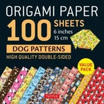 Tuttle Publishing Origami Paper 100 sheets Dog Patterns 6" (15 cm) | Tuttle Publishing