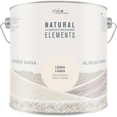 StyleColor Natural Elements Hlinená farba na stenu 2,5 l pastelová hnedá
