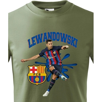 Dětské tričko Robert Lewandowski Military 69 Canvas Dětské tričko Bezvatriko.cz 2041