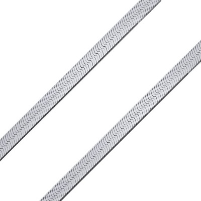 SILVEGO Stříbrný plochý náhrdelník hádek GVMAG00050N-42 cm