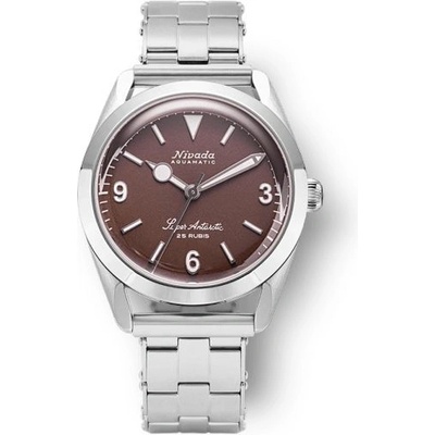 Nivada Grenchen Super Antarctic 3.6.9 Brown - Forstner Rivet