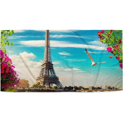 Sablio Uterák Paríž Eifellova veža Mraky 70 x 140 cm