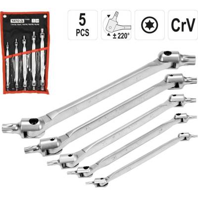 Yato torx kloubové klíče T15-T60 5 ks YT-05320