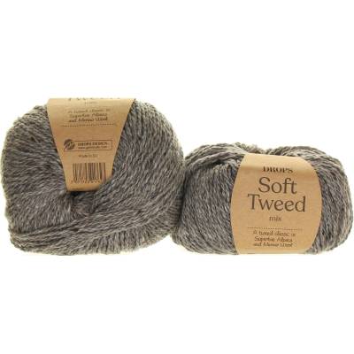 Drops Soft Tweed 07 kámen